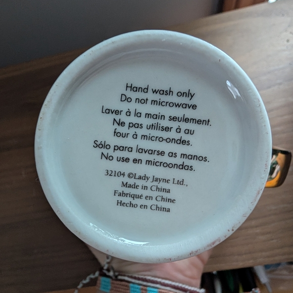 NWOT! Lady Jayne Dachshund 13oz Procelian Travel Mug - Picture 3 of 6